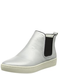 silberne hohe Sneakers von Fly London