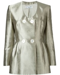 silberne Jacke von Christian Dior