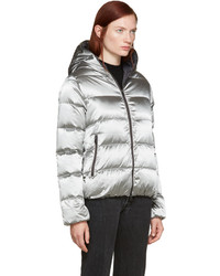 silberne Jacke von Duvetica