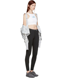 silberne Jacke von adidas by Stella McCartney