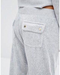 silberne Jogginghose von Juicy Couture