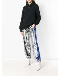 silberne Jogginghose von MSGM