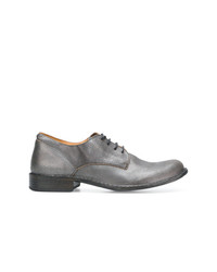 silberne Leder Derby Schuhe von Fiorentini+Baker