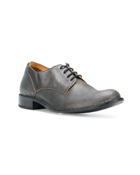 silberne Leder Derby Schuhe von Fiorentini+Baker