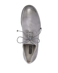 silberne Leder Derby Schuhe von Marsèll