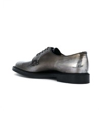 silberne Leder Oxford Schuhe von Church's