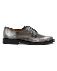 silberne Leder Oxford Schuhe von Church's