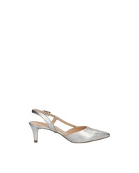 silberne Leder Pumps von Caprice