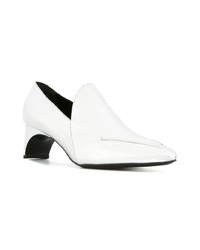 silberne Leder Pumps von Pierre Hardy