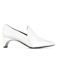 silberne Leder Pumps von Pierre Hardy