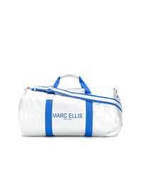 silberne Leder Reisetasche von Marc Ellis