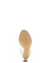 silberne Leder Sandaletten von Evita