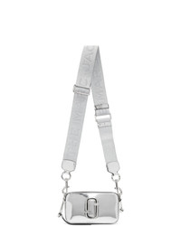 silberne Leder Umhängetasche von Marc Jacobs