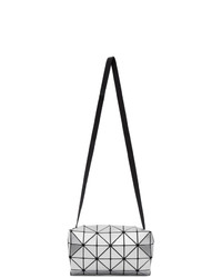 silberne Leder Umhängetasche von Bao Bao Issey Miyake