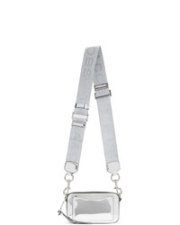 silberne Leder Umhängetasche von Marc Jacobs
