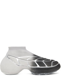silberne niedrige Sneakers von Givenchy