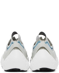 silberne niedrige Sneakers von Lanvin