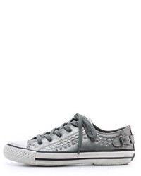 silberne niedrige Sneakers von Ash