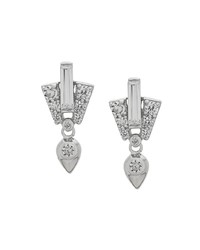 silberne Ohrringe von V Jewellery