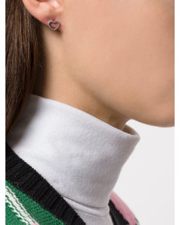 silberne Ohrringe von Marc Jacobs