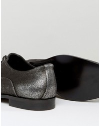 silberne Oxford Schuhe von Hugo Boss