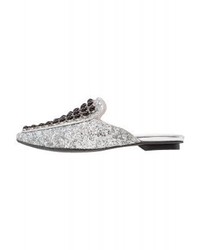silberne Pantoletten von Jeffrey Campbell