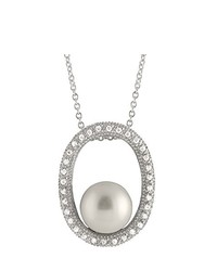 silberne Perlenkette von Bella Pearls