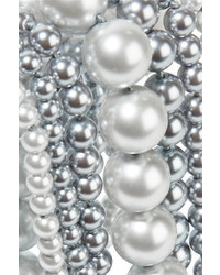 silberne Perlenkette von Kenneth Jay Lane