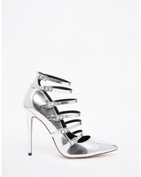 silberne Pumps von Asos