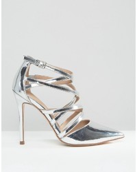 silberne Pumps von Asos