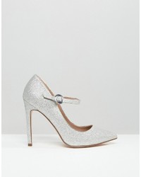 silberne Pumps von Asos