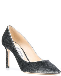 silberne Pumps von Jimmy Choo