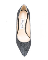 silberne Pumps von Jimmy Choo