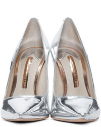 silberne Pumps von Sophia Webster