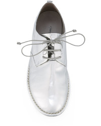silberne Schuhe aus Leder von Marsèll