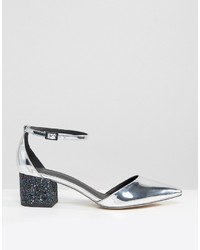 silberne Schuhe von Asos