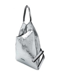 silberne Shopper Tasche aus Leder von Tom Ford