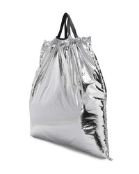 silberne Shopper Tasche aus Leder von Calvin Klein 205W39nyc