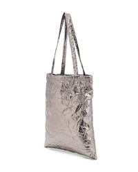 silberne Shopper Tasche aus Leder von Sies Marjan