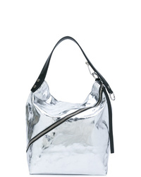 silberne Shopper Tasche aus Leder von Proenza Schouler