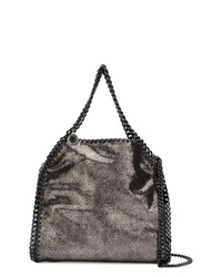silberne Shopper Tasche aus Leder von Stella McCartney