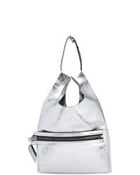 silberne Shopper Tasche aus Leder von Tom Ford