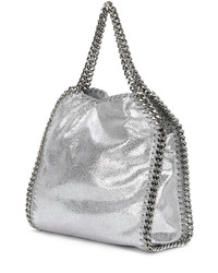 silberne Shopper Tasche von Stella McCartney