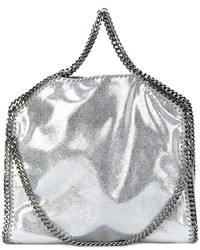 silberne Shopper Tasche von Stella McCartney