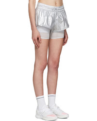 silberne Shorts von adidas by Stella McCartney