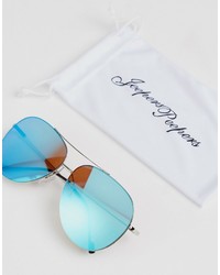 silberne Sonnenbrille von Jeepers Peepers