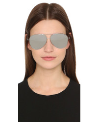 silberne Sonnenbrille von Victoria Beckham