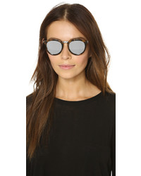 silberne Sonnenbrille von Le Specs