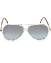 silberne Sonnenbrille von Marc Jacobs