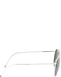 silberne Sonnenbrille von Thom Browne